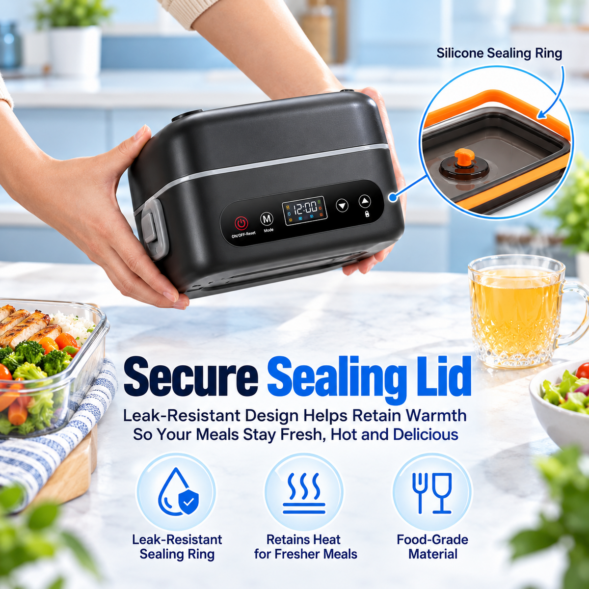 Heated Lunch Box - Hot Meals On Your Schedule