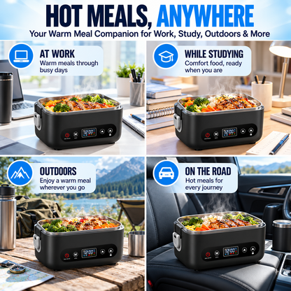 Heated Lunch Box - Hot Meals On Your Schedule