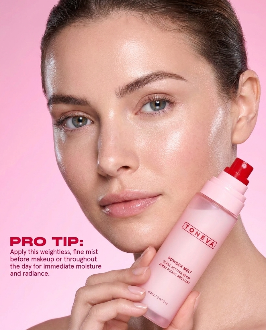 Toneva Glass Skin Matte Setting Spray