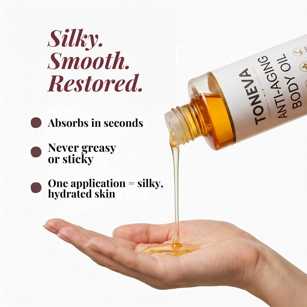 Toneva Anti-Aging Body Oil — Firms, Lifts & Restores Loose Skin