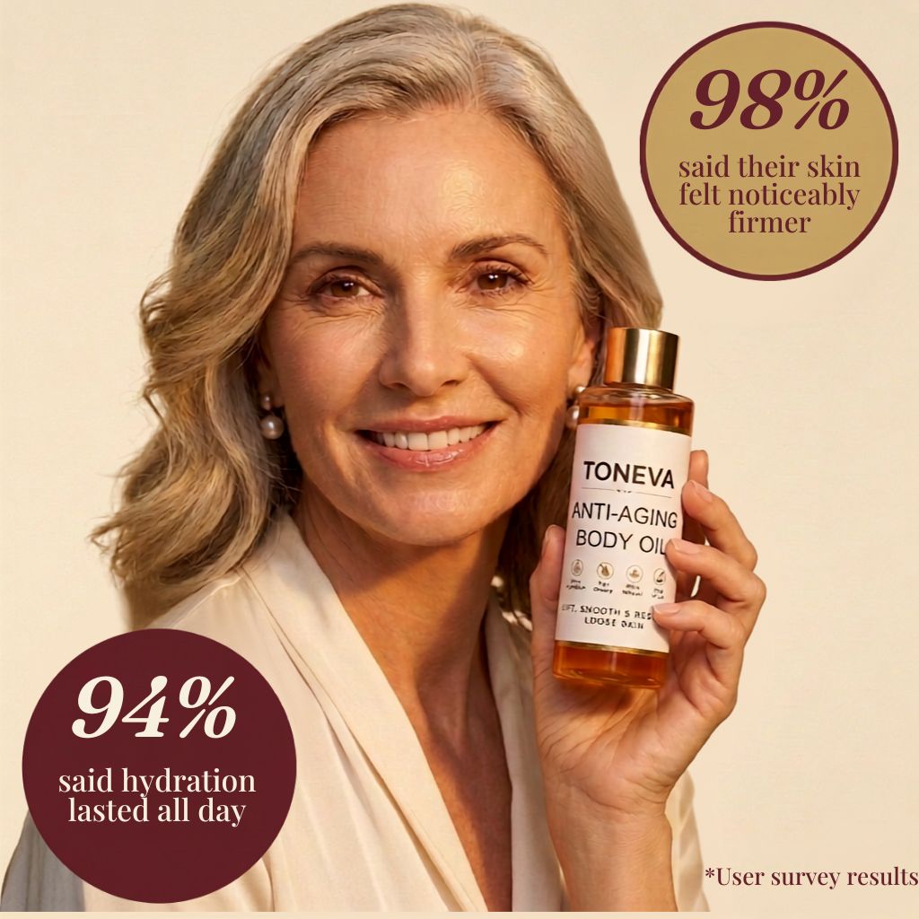 Toneva Anti-Aging Body Oil — Firms, Lifts & Restores Loose Skin